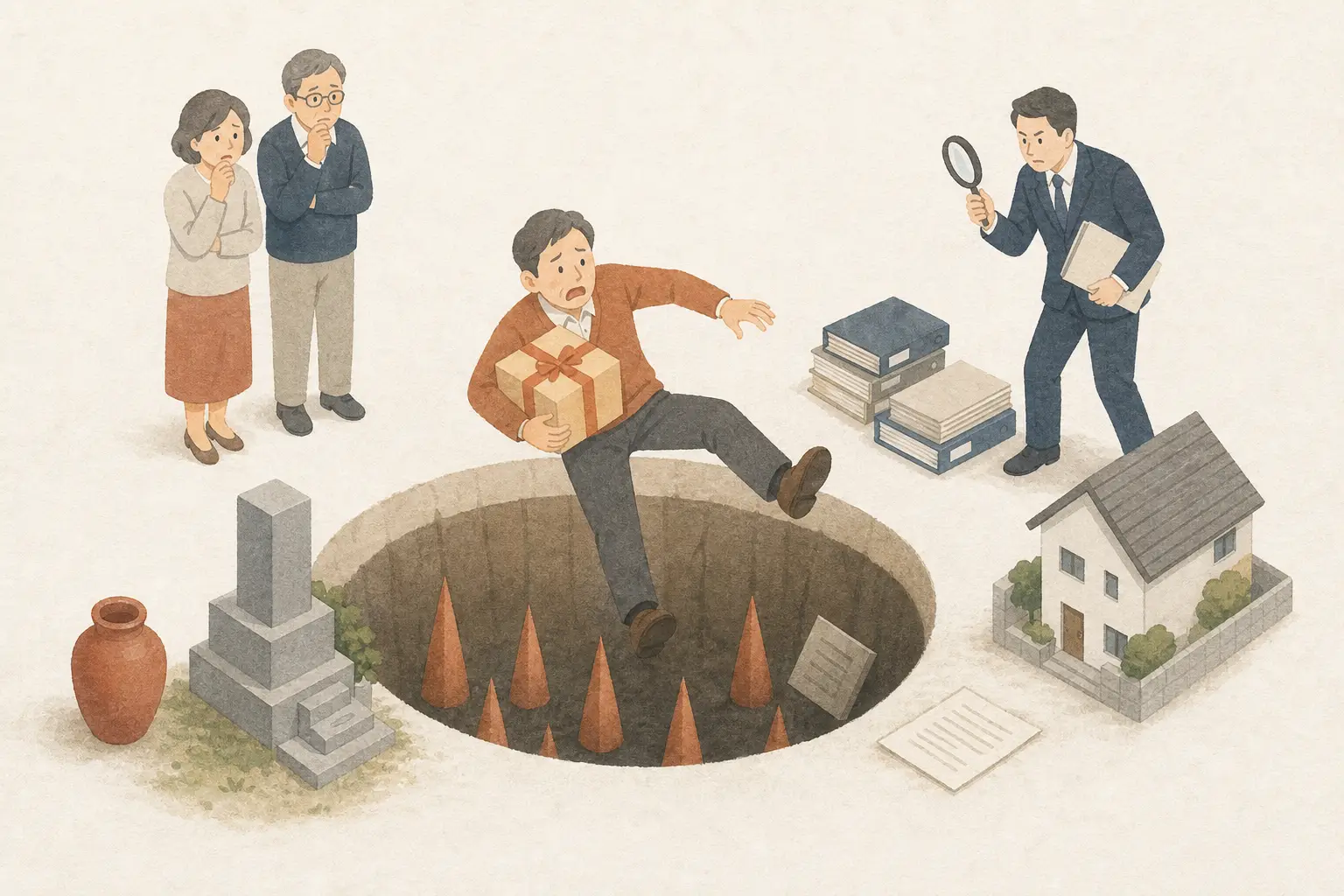 暦年贈与の落とし穴と税務調査でつまずく注意点