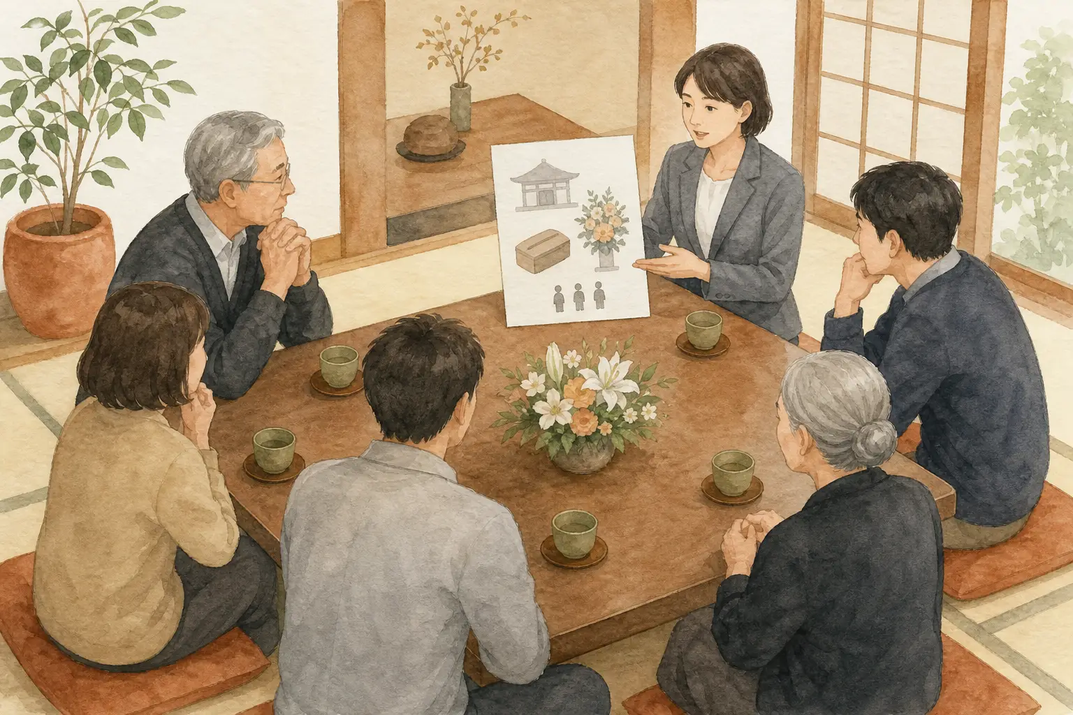親族・参列者に理解を得る説明のしかた
